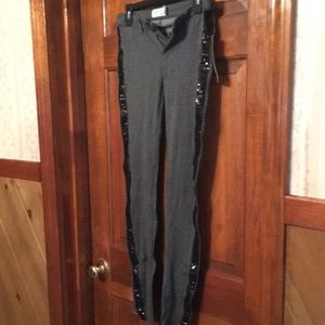 Sequin Stripe Jeggings